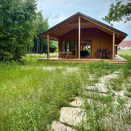 Semesterbostad Architect-designed Timber House Amid Birch Trees