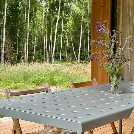 Semesterbostad Architect-designed Timber House Amid Birch Trees *